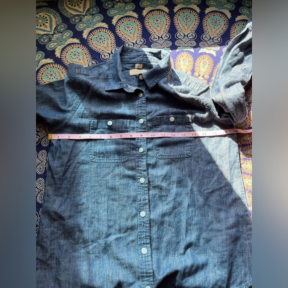 The Softened Jean Shirt by Loft Size Small - Picture 7 of 8